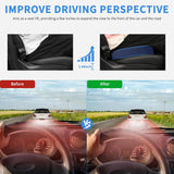 Nilight Car Seat Cushion Blue Velvet Gel Memory Foam Seats Soft and Comfortable Suitable for Daily Life and Driving Relieves Sciatica and Tailbone Pain Improves Drive Vision, view 5