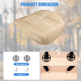 Nilight Car Seat Cushion Cover Beige Leather Front Seats Waterproof Anti-Slip with Storage Bag Wraps Bottom Fits Cars Sedan Van SUV Truck, view 2