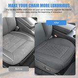 Nilight Car Seat Cushion Cover Gray Leather Front Seats Waterproof Anti-Slip with Storage Bag Wraps Bottom Fits Cars Sedan Van SUV Truck, view 5