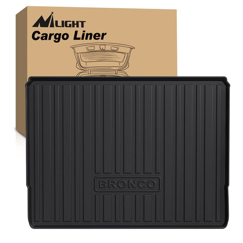 Nilight 2021 2022 2023 2024 2025 Ford Bronco 4 Door Cargo Mats