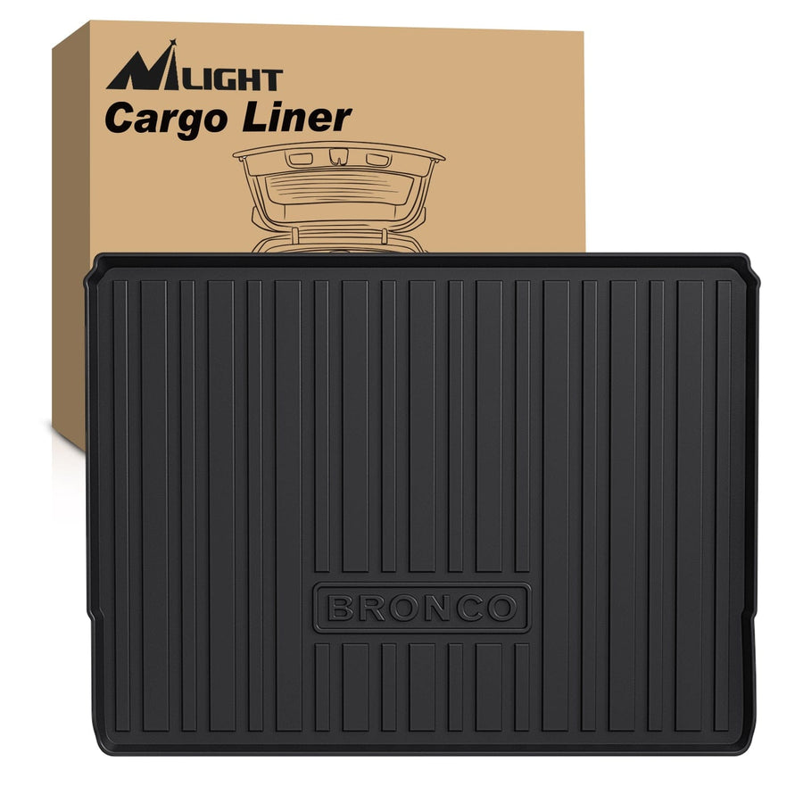 Nilight 2021 2022 2023 2024 2025 Ford Bronco 4 Door Cargo Mats