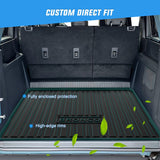 Nilight 2021 2022 2023 2024 2025 Ford Bronco 4 Door Cargo Mats, view 2