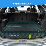 Nilight 2015 2016 2017 2018 2019 2020 2021 2022 2023 2024 2025 Ford Edge Cargo Mats, view 2