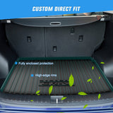 Nilight 2023 2024 2025 Honda CRV CR-V (Not for Hybrid) Cargo Mats, view 2