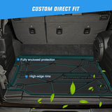 Nilight 2018 2019 2020 2021 2022 2023 2024 2025 Jeep Wrangler JL Unlimited 4 Door (Not for JK or 4XE) Cargo Mats Subwoofer, view 2