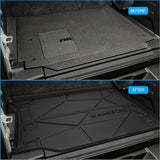 Nilight 2018 2019 2020 2021 2022 2023 2024 2025 Jeep Wrangler JL Unlimited 4 Door (Not for JK or 4XE) Cargo Mats Subwoofer, view 6