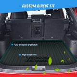 Nilight 2022 2023 2024 2025 Mitsubishi Outlander (Not for PHEV or Sport Models) Cargo Mats, view 2