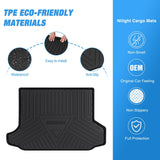 Nilight 2018  2019 2020 2021 2022 2023 2024 Chevy Equinox GMC Terrain Cargo Mats, view 3