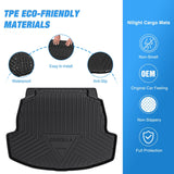Nilight 2020 2021 2022 2023 2024 2025 Toyota Corolla Sedan & Hybrid Cargo Mats, view 3