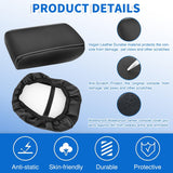 Nilight Center Console Cover Compatible with 2011-2019 Ford Explorer PVC Leather Armrest Cover for Car Middle Center Console Cushion Pad Waterproof Console Covers Car Armrest Box Cover Black, view 5