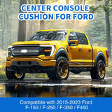 Nilight Center Console Cover Compatible with 2015-2020 Ford F150 2017-2022 F250 F350 F450 PVC Leather Armrest Cover for Car Middle Center Console Pad Car Armrest Box Cover(Bucket Seat Only) -Black, view 3