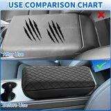 Nilight Center Console Cover Compatible with Tesla Model 3 Tesla Model Y Armrest Cover for Car Vegan Leather Middle Console Cover Car Center Console Cushion Pad (Not Fit for 2024 Tesla Model 3) -Black, view 4