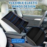 Nilight Center Console Cover Compatible with Tesla Model 3 Tesla Model Y Armrest Cover for Car Vegan Leather Middle Console Cover Car Center Console Cushion Pad (Not Fit for 2024 Tesla Model 3) -Black, view 6