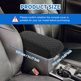 Nilight Center Console Cover Compatible with Toyota 4Runner 2010-2021 2022 2023 2024 PVC Leather Armrest Cover for Car Middle Console Cover Center Console Cushion Pad Car Armrest Box Cover,Black, view 2