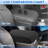 Nilight Center Console Cover Compatible with Toyota 4Runner 2010-2021 2022 2023 2024 PVC Leather Armrest Cover for Car Middle Console Cover Center Console Cushion Pad Car Armrest Box Cover,Black, view 4
