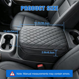 Nilight Center Console Cover Fit for Chevy GMC Silverado Sierra 2019-2026 | for Tahoe Yukon Suburban 2021-2026 Bucket Seat Accessories Middle Armrest Cover for Car Waterproof Leather Arm Rest Cushion, view 2