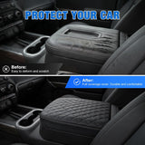 Nilight Center Console Cover Fit for Chevy GMC Silverado Sierra 2019-2026 | for Tahoe Yukon Suburban 2021-2026 Bucket Seat Accessories Middle Armrest Cover for Car Waterproof Leather Arm Rest Cushion, view 4