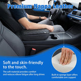 Nilight Center Console Cover Fit for Chevy GMC Silverado Sierra 2019-2026 | for Tahoe Yukon Suburban 2021-2026 Bucket Seat Accessories Middle Armrest Cover for Car Waterproof Leather Arm Rest Cushion, view 5