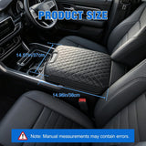 Nilight Center Console Cover Fit for Dodge Ram 1500 2013-2018 Ram 2500/3500 | 1500 Classic Model 2019-2024 Jump Seat Accessories Middle Armrest Cover for Car Waterproof Leather Arm Rest Cushion Pad, view 2