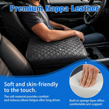 Nilight Center Console Cover Fit for Dodge Ram 1500 2013-2018 Ram 2500/3500 | 1500 Classic Model 2019-2024 Jump Seat Accessories Middle Armrest Cover for Car Waterproof Leather Arm Rest Cushion Pad, view 5