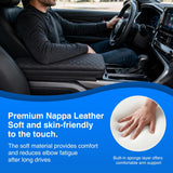 Nilight Center Console Cover Fit for Toyota Camry 2025 2026 LE SE XLE XSE | Premium Nappa Leather Armrest Cover for Toyota Car Accessories Waterproof Middle Arm Rest Cover Pad Armrest Box Cushion Black, view 5