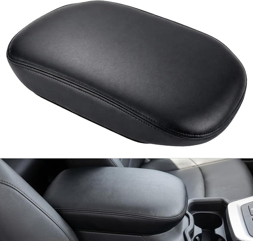 Nilight Center Console Cover Fit for Toyota RAV4 2019-2025 Armrest Cushion | Nappa Leather Armrest Cover for Toyota Accessories Waterproof Middle Center Console Pad Anti-Scratch Armrest Box Cover, Black