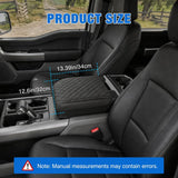 Nilight Center Console Cover for Ford F150 2021-2025 2026 Armrest Cushion | Nappa Leather Armrest Cover for Ford Car Accessories Waterproof Middle Console Cushion (Only fit for Work Surface Console), view 2