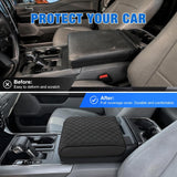 Nilight Center Console Cover for Ford F150 2021-2025 2026 Armrest Cushion | Nappa Leather Armrest Cover for Ford Car Accessories Waterproof Middle Console Cushion (Only fit for Work Surface Console), view 4