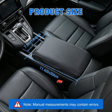 Nilight Center Console Cover for Honda CRV 2017-2022 Car Armrest Cushion | for CRV 2017 2018 2019 2020 2021 2022 Nappa Leather Armrest Cover for Car Waterproof Anti-Scratch Middle Arm Rest Pad, Black, view 2
