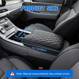 Nilight Center Console Cover for Hyundai Palisade 2019-2025 Armrest Cushion | Premium Nappa Leather Armrest Cover for Car Waterproof Center Console Pad Protector Anti-Scratch Arm Rest Box Cover, Black, view 2