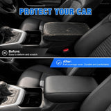Nilight Center Console Cover for Nissan Altima 2013-2018 Armrest Cushion | for Altima 2013 14 15 16 17 2018 Accessories Nappa Leather Armrest Cover for Car Waterproof Anti-Scratch Arm Rest Pad, Black, view 4