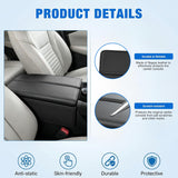 Nilight Center Console Cover for Nissan Rogue 2021-2026 Car Armrest Cushion | for Rogue 2021 22 23 24 25 2026 Accessories Middle Armrest Cover for Car Waterproof Leather with Side Storage Pocket, Black, view 5