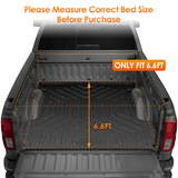 Nilight 6.6ft Truck Bed Cover for Chevy Silverado 1500 / GMC Sierra1500 2014 2015 2016 2017 2018, view 5