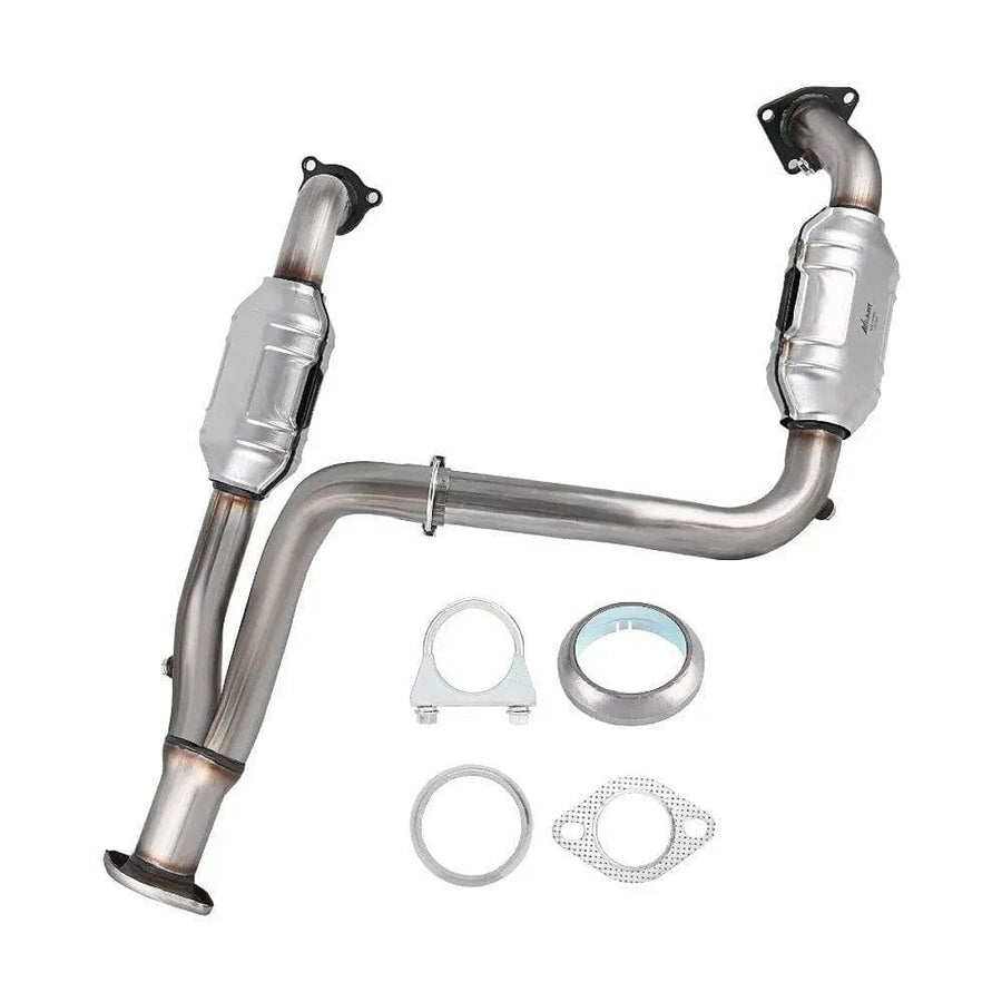 Nilight 1999 2000 2001 2002 2003 2004 2005 2006 2007 Chevy Silverado GMC Sierra 1500 2500 & Chevrolet Tahoe/Avalanche/Suburban/Yukon/Cadillac Escalade 4.3L 4.8L 5.3L Catalytic Converter