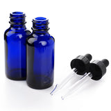 Nilight CL65319 Cobalt Blue Glass Bottles 1-oz for Essential Oils with Glass Eye Dropper And Rubber Bulb - 6 pack, view 5