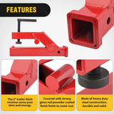 Nilight Clamp On Trailer Hitch 2 Inch Ball Mount Receiver Tractor Bucket, view 3