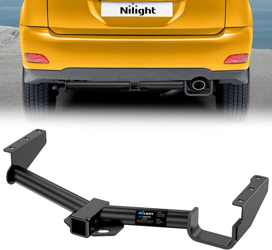 Nilight Class 3 Trailer Hitch 2 Inch Receiver for 2004-2007 Toyota Highlander; 2004-2006 Lexus RX330 ; Lexus RX400h 2006-2008; Lexus RX350 2007-2009; Multi-Fit Hitch Ball Mount Cargo Carrier Bike Rack