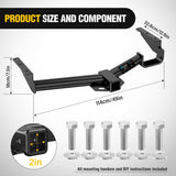 Nilight Class 3 Trailer Hitch 2 Inch Receiver for 2004-2007 Toyota Highlander; 2004-2006 Lexus RX330 ; Lexus RX400h 2006-2008; Lexus RX350 2007-2009; Multi-Fit Hitch Ball Mount Cargo Carrier Bike Rack, view 2