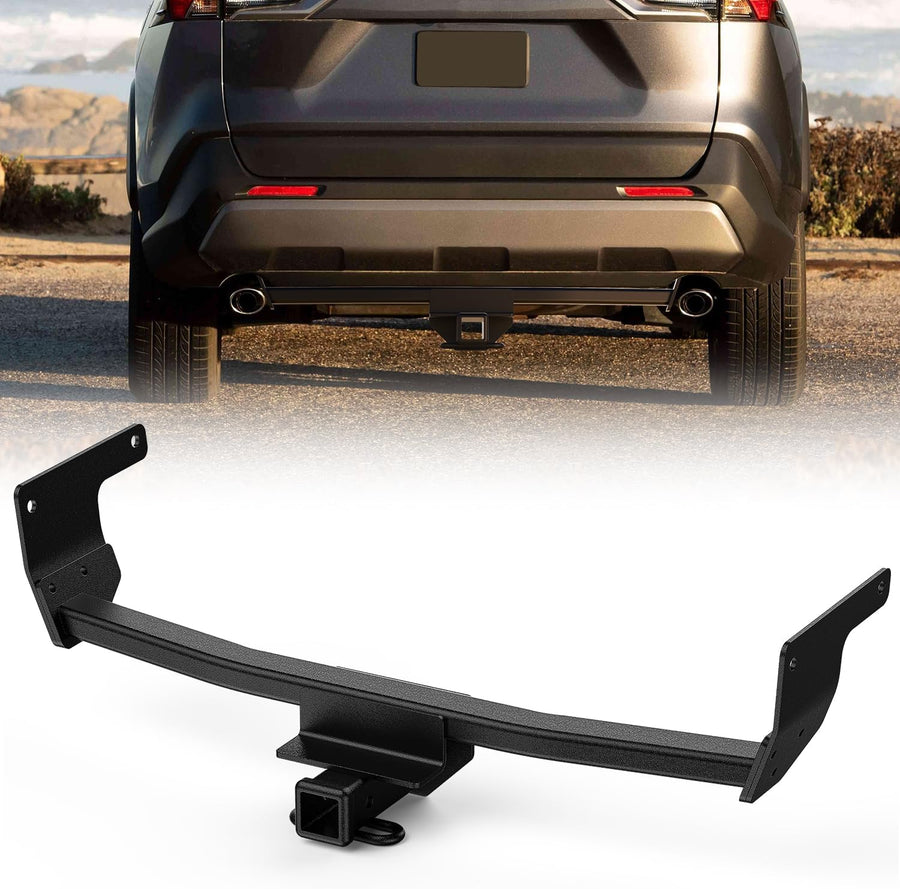 Nilight Class 3 Trailer Hitch 2 Inch Receiver Tow Hitch Compatible with 2019 2020 2021 2022 2023 2024 2025 Toyota RAV4 All 2019-2025 Toyota RAV4 Prime All Black Powder Coated