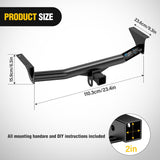 Nilight Class 3 Trailer Hitch 2 Inch Receiver Tow Hitch Compatible with Chevrolet Colorado/GMC Canyon 2015 2016 2017 2018 2019 2020 2021 2022 Black Powder Coated, view 2