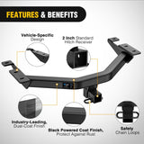 Nilight Class 3 Trailer Hitch Fits Honda Pilot 2016-2022 & Acura MDX 2014-2020, 2 inch Hitch Receiver Multi-Fit Hitch to Receive Ball Mount Cargo Carrier Bike Rack Tow Hook, view 3