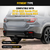 Nilight Class 3 Trailer Hitch Fits Honda Pilot 2016-2022 & Acura MDX 2014-2020, 2 inch Hitch Receiver Multi-Fit Hitch to Receive Ball Mount Cargo Carrier Bike Rack Tow Hook, view 6