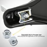 Nilight Class III A-Frame Trailer Coupler with Security Latch&Chain fits 2-Inch Hitch Ball for Pickup Trucks, RV, Boat, Camper, 5000LBS Capacity, Black Powder Coated, view 5
