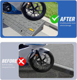 Nilight Curb Ramps 2 Pack, 3.9 inch Rise Durable Plastic Threshold Driveway Step Ramp for Scooter, Bikes, Motorcycle, Dolly, Lawn Mower, view 4