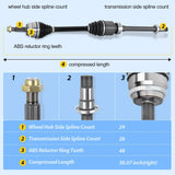 Nilight CV Axle Shaft Assembly Compatible with 2002 2003 2004 2005 2006 2007 2008 2009 Toyota Camry 2004-2008 Toyota Solara 2001-2007 Highlander Half-Shaft Assemblies Replacement Front Passenger Side, view 4