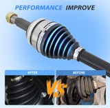 Nilight CV Axle Shaft Assembly Compatible with 2002 2003 2004 2005 2006 2007 2008 2009 Toyota Camry 2004-2008 Toyota Solara 2001-2007 Highlander Half-Shaft Assemblies Replacement Front Passenger Side, view 5