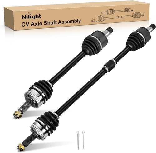 Nilight CV Axle Shaft Assembly Compatible with 2006 2007 2008 2009 2010 2011 2012 2013 Kia Carens III MPV 2.0 Half-Shaft Assemblies Replacement Front Wheel Driver and Passenger Side | Compatible with 2006-2013 Kia Carens III MPV 2.0 Half-Shaft Assemblies