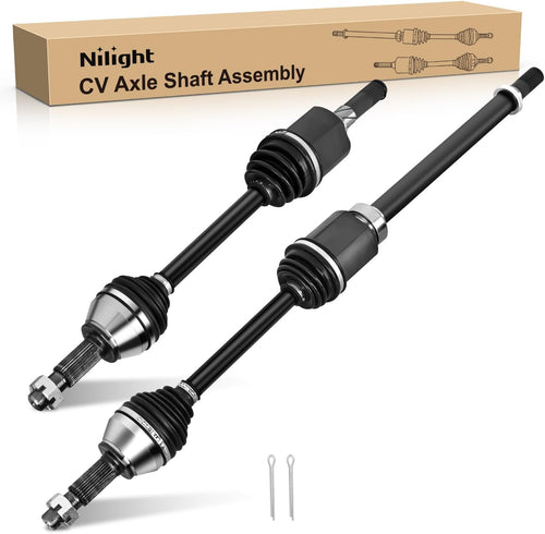 Nilight CV Axle Shaft Assembly Compatible with 2008 2009 2010 2011 2012 2013 Nissan Rogue 2014-2015 Nissan Rogue Select Half-Shaft Assemblies Replacement Front Wheel Driver and Passenger Side