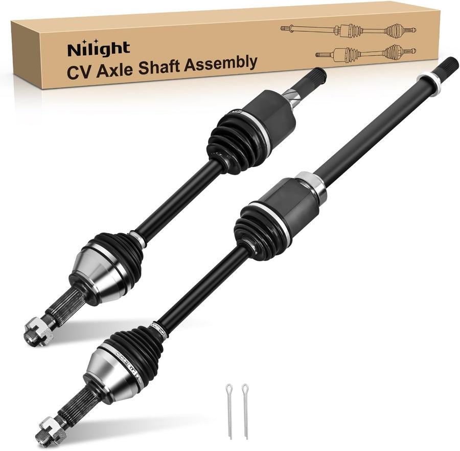 Nilight CV Axle Shaft Assembly Compatible with 2008 2009 2010 2011 2012 2013 Nissan Rogue 2014-2015 Nissan Rogue Select Half-Shaft Assemblies Replacement Front Wheel Driver and Passenger Side