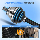 Nilight CV Axle Shaft Assembly | Compatible with 2009-2017 Volkswagen Tiguan 2015-2018 Audi Q3 Quattro 2009-2013 VW CC 2006-2008 Passat Front Driver Side, view 5